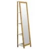 Miroir Sur Pieds Avec 4 étagères Au Dos 40 X 35 X H170 Cm - SILUMEN -Miroir Soldes Boutique 56327711 1