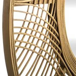 FALSE Miroir Rond En Bambou 70cm - Marron - SILUMEN -Miroir Soldes Boutique 56328382 5