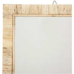 Atmosphera - Miroir Mural En Rotin 45 X 60 Cm - Beige -Miroir Soldes Boutique 56548830 2