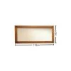 Miroirs Decortie Mirror11050CV Marron -Miroir Soldes Boutique 56647057 1