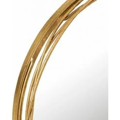 Paris Prix - Miroir Mural En Métal Design "aurora" 60cm Or -Miroir Soldes Boutique 57062060 3