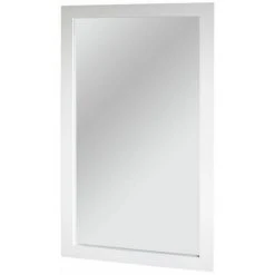 Paris Prix - Miroir Mural Design "lavido" 100cm Blanc Laqué