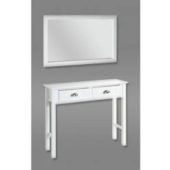 Paris Prix - Miroir Mural Design "lavido" 100cm Blanc Laqué 11 Paris Prix - Miroir Mural Design "lavido" 100cm Blanc Laqué -Miroir Soldes Boutique 57077290 5