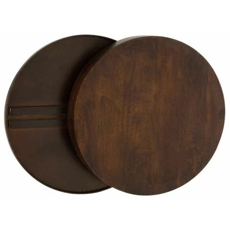 Paris Prix - Miroir Mural Coulissant "gavya" 60cm Marron Foncé 7 Paris Prix - Miroir Mural Coulissant "gavya" 60cm Marron Foncé – Image 5