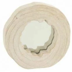 Paris Prix - Miroir Mural Déco En Bois "jenny" 28cm Blanc