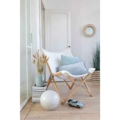 Paris Prix - Miroir Mural Déco En Bois "jenny" 28cm Blanc -Miroir Soldes Boutique 57078455 4