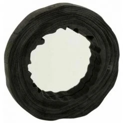 Paris Prix - Miroir Mural Déco En Bois "jenny" 42cm Noir