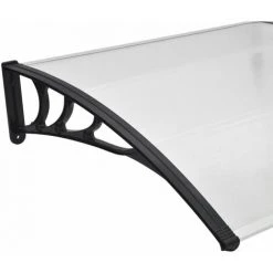 NOVA Abri Pour Toit De Porte Extérieure En PC Diverses Dimensions Auvent De Porte 240 X 100 Cm PC Taille : 240x100 Cm -Miroir Soldes Boutique 57091874 3