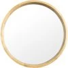 AZKOEESY Miroir Rond Avec Cadre En Bois, Grand Miroir Mural Vitré En Chêne 76,5cm Miroir De Maquillage Pour Salle De Bain, Chambre, Dressing Ou Salon -Miroir Soldes Boutique 57244242 1
