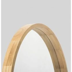AZKOEESY Miroir Rond Avec Cadre En Bois, Grand Miroir Mural Vitré En Chêne 76,5cm Miroir De Maquillage Pour Salle De Bain, Chambre, Dressing Ou Salon 9 AZKOEESY Miroir Rond Avec Cadre En Bois, Grand Miroir Mural Vitré En Chêne 76,5cm Miroir De Maquillage Pour Salle De Bain, Chambre, Dressing Ou Salon -Miroir Soldes Boutique 57244242 3