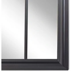 BELIANI Miroir En Métal Noir 89x69 - Noir -Miroir Soldes Boutique 57586287 5