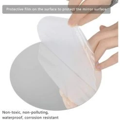 DECKON 36Pcs Stickers Miroir En Acrylique Autocollants Muraux Décoratifs Stickers Muraux Ronds Au Design Moderne Miroir Mural Pour Salon Et Chambre Decoration , 6 Tailles 11 DECKON 36Pcs Stickers Miroir En Acrylique Autocollants Muraux Décoratifs Stickers Muraux Ronds Au Design Moderne Miroir Mural Pour Salon Et Chambre Decoration , 6 Tailles -Miroir Soldes Boutique 57597794 5