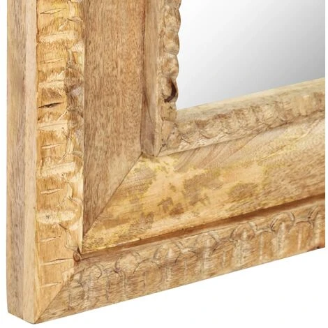 TRUE DEAL Miroir 50x3x110 Cm Bois De Manguier Massif 7 TRUE DEAL Miroir 50x3x110 Cm Bois De Manguier Massif – Image 5