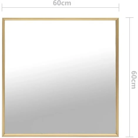 TRUE DEAL Miroir Doré 60x60 Cm 7 TRUE DEAL Miroir Doré 60x60 Cm – Image 5