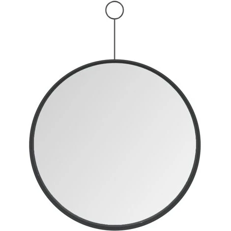TRUE DEAL Miroir Suspendu Avec Crochet Noir 30 Cm 4 TRUE DEAL Miroir Suspendu Avec Crochet Noir 30 Cm – Image 2