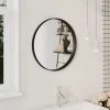 TRUE DEAL Miroir Mural Noir 50 Cm -Miroir Soldes Boutique 57832893 1