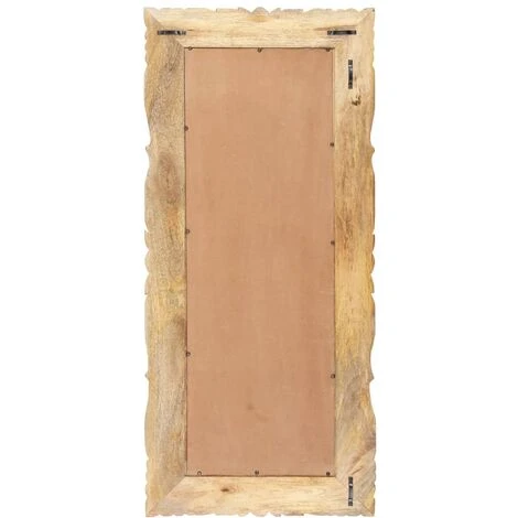 TRUE DEAL Miroir 110x50 Cm Bois De Manguier Massif 5 TRUE DEAL Miroir 110x50 Cm Bois De Manguier Massif – Image 3