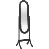 TRUE DEAL Miroir Sur Pied Noir 46x48x164 Cm -Miroir Soldes Boutique 57835521 1