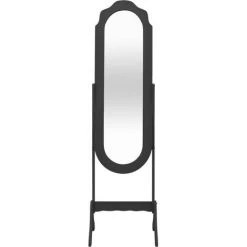 TRUE DEAL Miroir Sur Pied Noir 46x48x164 Cm -Miroir Soldes Boutique 57835521 2