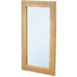 ZAGO Miroir 120cm Bois D'orme Naturel Brum - Naturel -Miroir Soldes Boutique 57905794 3