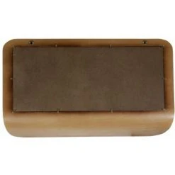 ZAGO Miroir Plaqué Noyer 72 X 45 Cm Avec Tablette Chill - Naturel Foncé -Miroir Soldes Boutique 57905802 3