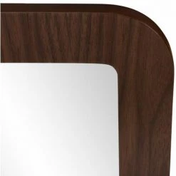 ZAGO Miroir Plaqué Noyer 72 X 45 Cm Avec Tablette Chill - Naturel Foncé -Miroir Soldes Boutique 57905802 5