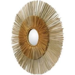 RENDEZ VOUS DéCO Miroir Melika En Matière Naturelle ∅ 60 Cm - Beige 9 RENDEZ VOUS DéCO Miroir Melika En Matière Naturelle ∅ 60 Cm - Beige -Miroir Soldes Boutique 57917350 4