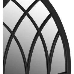 VidaXL Miroir De Jardin Noir 100x45 Cm Fer Pour Utilisation Extérieure - Noir 11 VidaXL Miroir De Jardin Noir 100x45 Cm Fer Pour Utilisation Extérieure - Noir -Miroir Soldes Boutique 58050830 5
