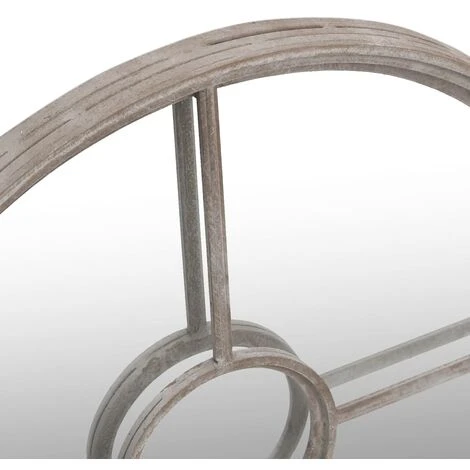 VidaXL Miroir De Jardin Sable 60x4 Cm Fer Rond Utilisation Extérieure - Crème 7 VidaXL Miroir De Jardin Sable 60x4 Cm Fer Rond Utilisation Extérieure - Crème – Image 5