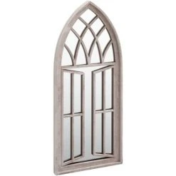 VidaXL Miroir De Jardin Sable 70x30 Cm Fer Pour Utilisation Extérieure - Crème -Miroir Soldes Boutique 58050877 3