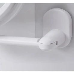 ILOVEMILAN Dessin Animé Non Marquant Miroir Autocollant Mur D'aspiration Sans Poinçonnage Miroir De Maquillage Salle De Bains Miroir Rond Miroir Télescopique, Blanc -Miroir Soldes Boutique 58071427 3