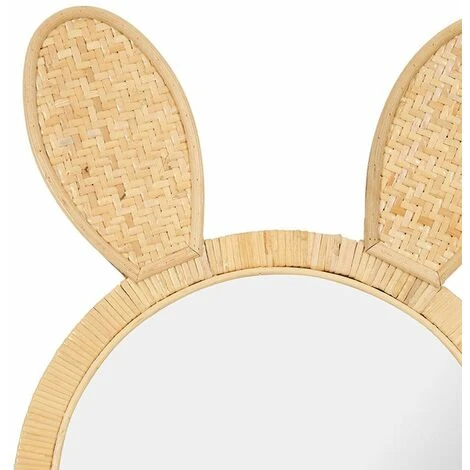 OSTARIA Miroir Rotin Lapin - Beige 4 OSTARIA Miroir Rotin Lapin - Beige – Image 2