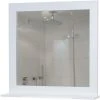 DéCOSHOP26 Miroir Mural Avec Petite étagère Salle De Bain 58x59x12cm Blanc - Blante 1 DéCOSHOP26 Miroir Mural Avec Petite étagère Salle De Bain 58x59x12cm Blanc - Blante -Miroir Soldes Boutique 58240181 1
