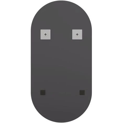 VidaXL Miroir Avec éclairage LED 40x20 Cm Verre Ovale - Argent 6 VidaXL Miroir Avec éclairage LED 40x20 Cm Verre Ovale - Argent – Image 4