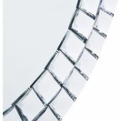 INLIFE Miroir Mural Argenté 70 Cm Verre Trempé -Miroir Soldes Boutique 58274512 3