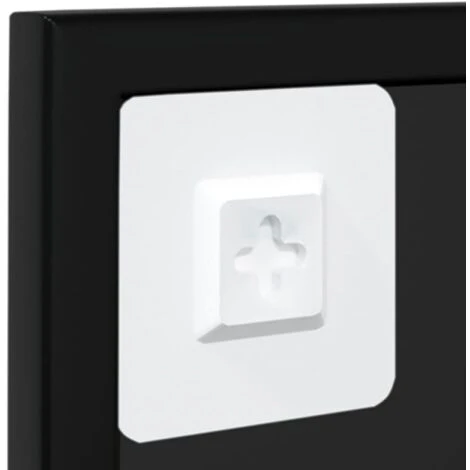 Miroir Mural Noir 100x60 Cm Métal VidaXL - Noir 7 Miroir Mural Noir 100x60 Cm Métal VidaXL - Noir – Image 5