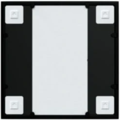 VidaXL Miroir Mural Noir 40x40 Cm Métal - Noir 10 VidaXL Miroir Mural Noir 40x40 Cm Métal - Noir -Miroir Soldes Boutique 58527822 4