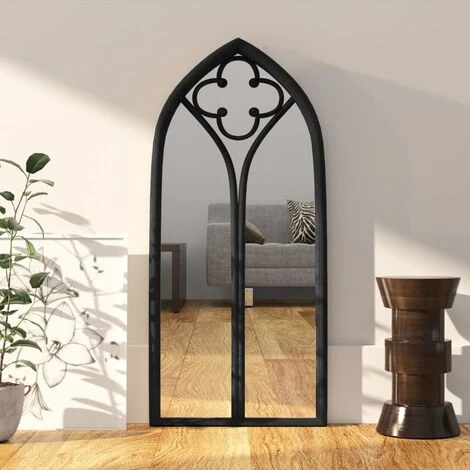 VidaXL Miroir Noir 100x45 Cm Fer Pour Utilisation à L'intérieur - Noir 3 VidaXL Miroir Noir 100x45 Cm Fer Pour Utilisation à L'intérieur - Noir