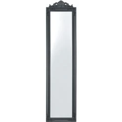 NOVA Miroir Baroque Du Sol Pour Le Salon De La Salle Inclinable Entrée Diverses Couleurs Couleur : Gris Foncé -Miroir Soldes Boutique 58598452 3