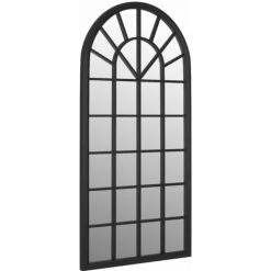VidaXL Miroir Noir 90x45 Cm Fer Pour Utilisation à L'intérieur - Noir 9 VidaXL Miroir Noir 90x45 Cm Fer Pour Utilisation à L'intérieur - Noir -Miroir Soldes Boutique 58620029 3