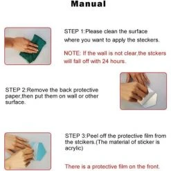 OUSUDELA Stickers Muraux Miroir,24 Miroirs Acryliques Amovibles Argentés, Miroirs De Décoration Murale Bricolage, Appliques Murales De Couleur, Couloir, Salon, Miroirs Décoratifs De Chambre -Miroir Soldes Boutique 58622431 5