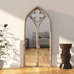 VidaXL Miroir Sable 70x30 Cm Fer Pour Utilisation à L'intérieur - Crème