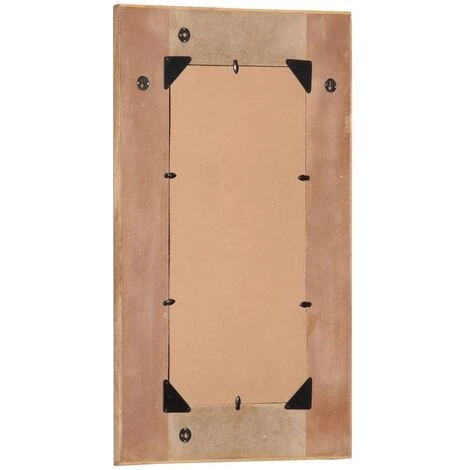 VidaXL Miroir Mural Bois Massif De Récupération 50x80 Cm - Multicolore 7 VidaXL Miroir Mural Bois Massif De Récupération 50x80 Cm - Multicolore – Image 5