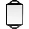 PERLE RARE XL Miroir à Main Pour Barbier Et Salon, Miroir Coiffeur Portable Professionnels, Noir, 35x21 Cm -Miroir Soldes Boutique 59007109 1
