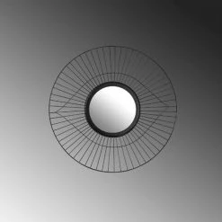 COTECOSY Miroir Décoratif œil Filamentis 50x1x50cm Métal Noir - Noir -Miroir Soldes Boutique 59101885 5