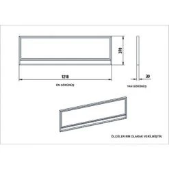 COTECOSY Miroir Mural Rectangulaire Belleza 121,8cm Cadre Ajouré Mélamine Noir Métal Or - Or 7 COTECOSY Miroir Mural Rectangulaire Belleza 121,8cm Cadre Ajouré Mélamine Noir Métal Or - Or -Miroir Soldes Boutique 59103550 3