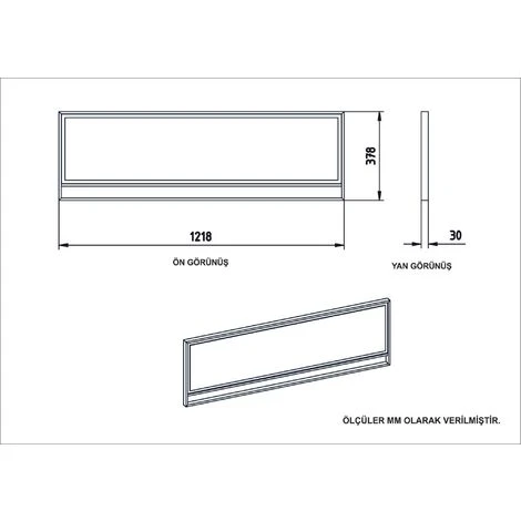 COTECOSY Miroir Mural Rectangulaire Belleza 121,8cm Cadre Ajouré Mélamine Noir Métal Or - Or 5 COTECOSY Miroir Mural Rectangulaire Belleza 121,8cm Cadre Ajouré Mélamine Noir Métal Or - Or – Image 3