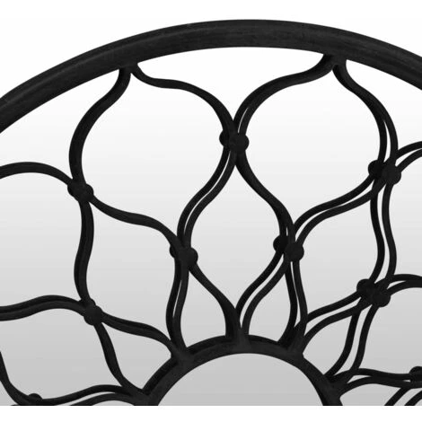 VidaXL Miroir Noir 60x3 Cm Fer Pour Utilisation à L'intérieur - Noir 7 VidaXL Miroir Noir 60x3 Cm Fer Pour Utilisation à L'intérieur - Noir – Image 5