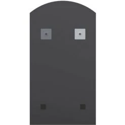 INLIFE Miroir Avec éclairage LED 90x45 Cm Verre Arche -Miroir Soldes Boutique 59171364 4