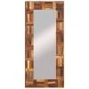 INLIFE Miroir Mural Bois Massif De Récupération 50x110 Cm -Miroir Soldes Boutique 59171513 1